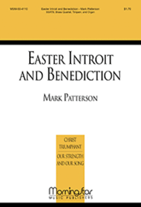 Book cover for Easter Introit and Benediction