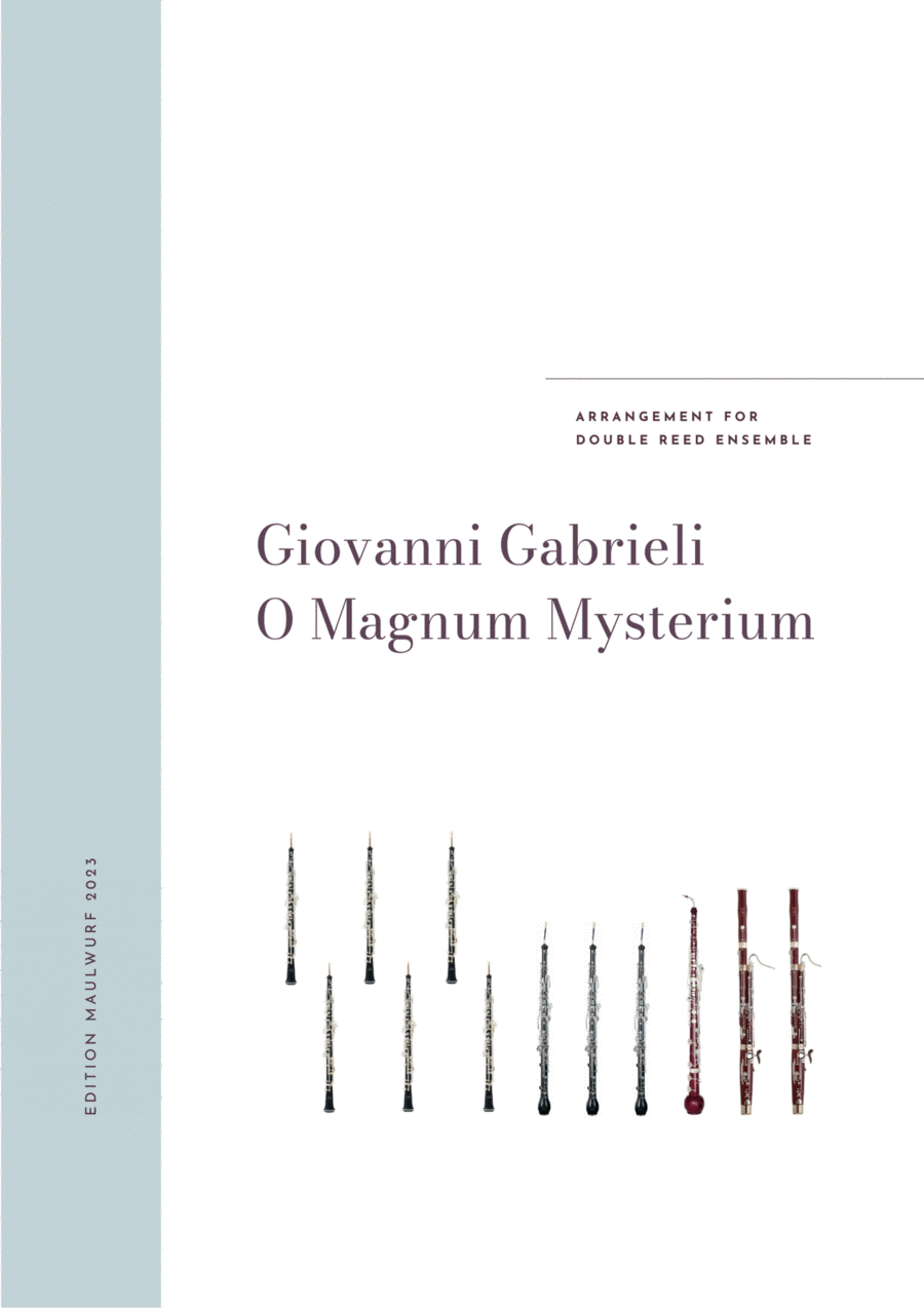 O Magnum Mysterium Woodwind Ensemble scores gallery preview page 1