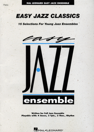 Book cover for Easy Jazz Classics – Piano