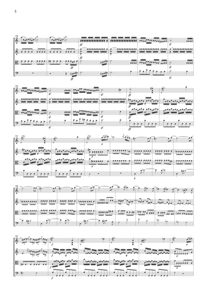 Gluck Ifigenia en Aulide Overture, for string quartet, CG303 image number null