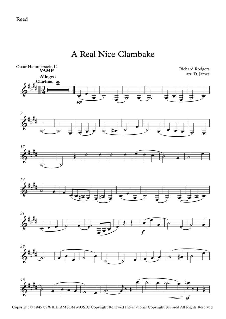 A Real Nice Clambake A Real Nice Clambake School and Community scores gallery preview page 1