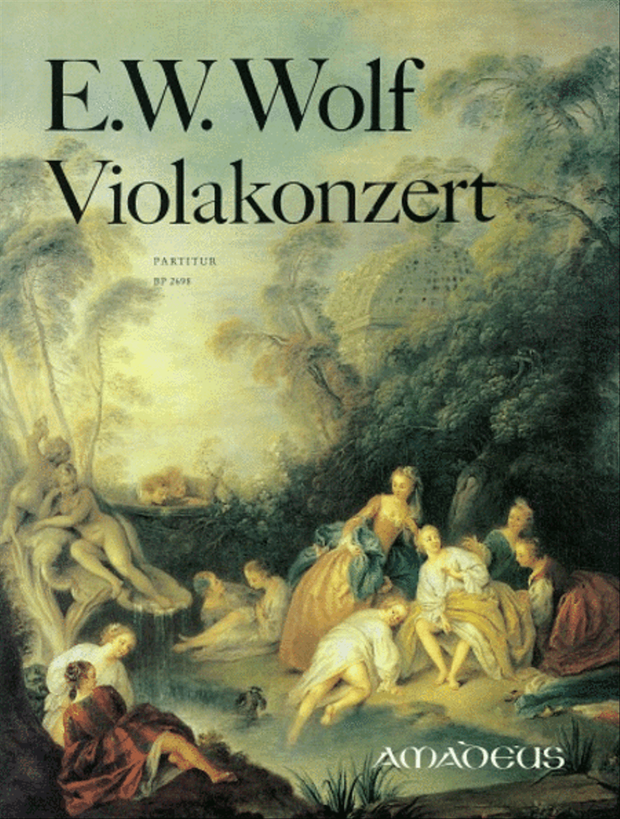 Viola Concerto F major Orchestra scores gallery preview page 1