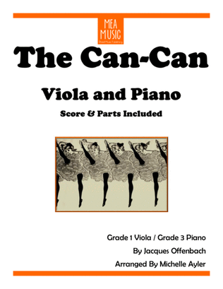 The Can-Can (Viola & Piano)