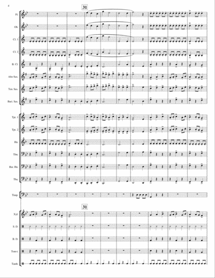 Code Red Concert Band scores gallery preview page 4