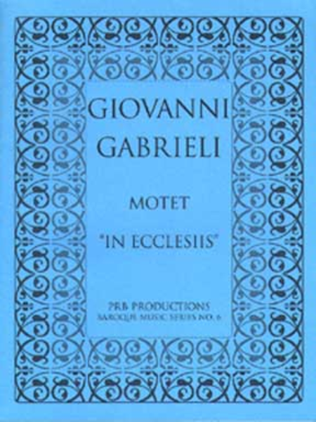 Motet, 'In ecclesiis' (score)
