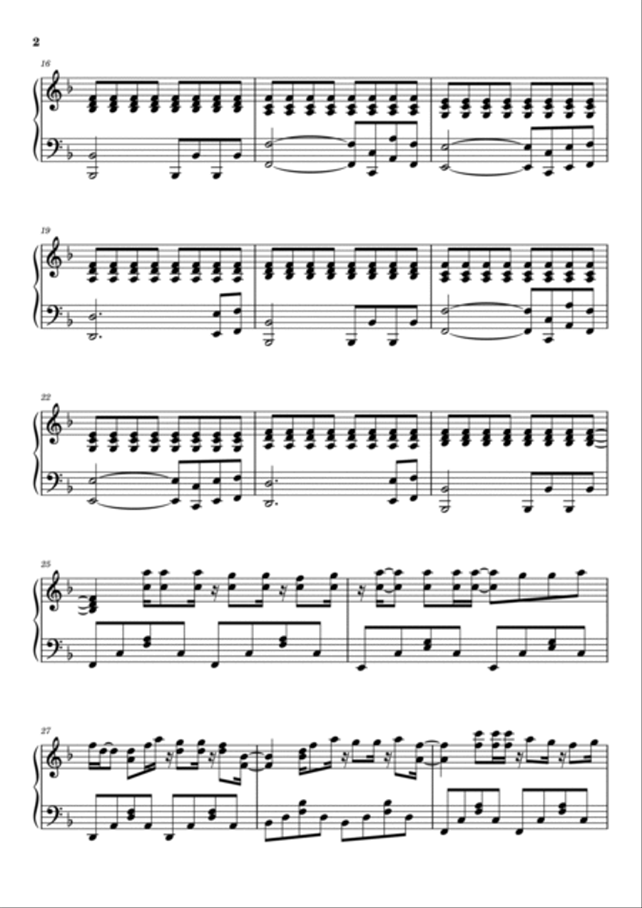 Where Is The Love Where Is The Love Piano Solo scores gallery preview page 2