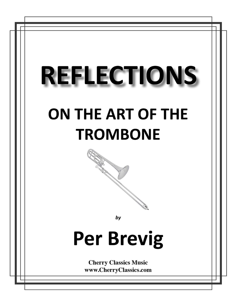 REFLECTIONS ON THE ART OF THE TROMBONE Bass Trombone scores gallery preview page 1