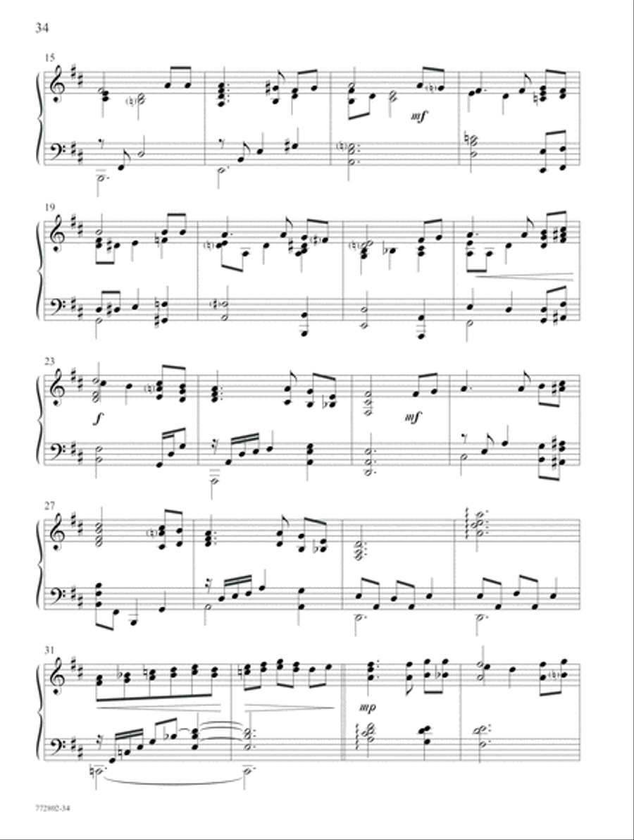 The Faithfulness of God Piano Solo scores gallery preview page 17