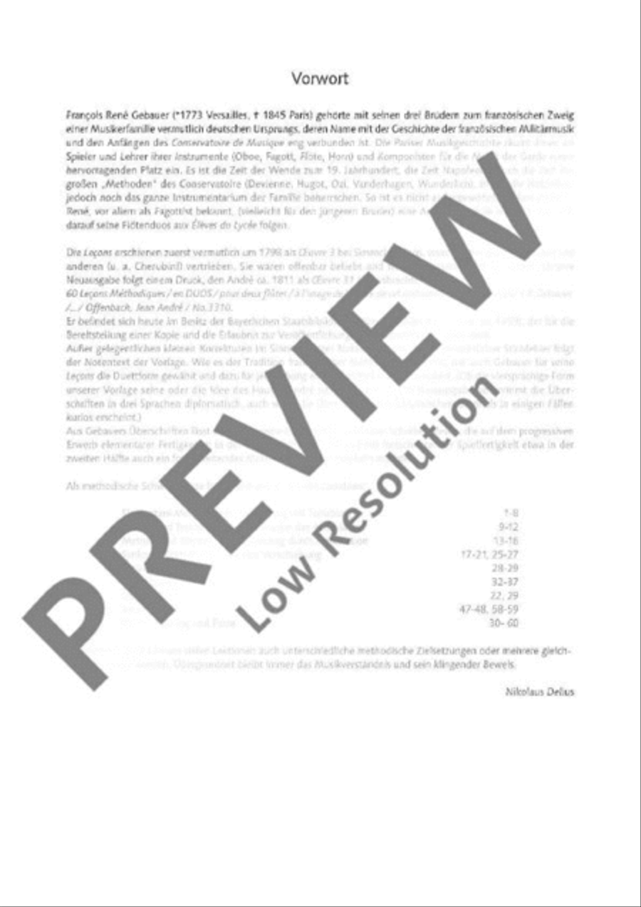 60 Methodical Lessons Flute Duet scores gallery preview page 3