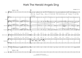 Hark The Herald Angels Sing (3 horns, rhythm section, optional vocal) - G major