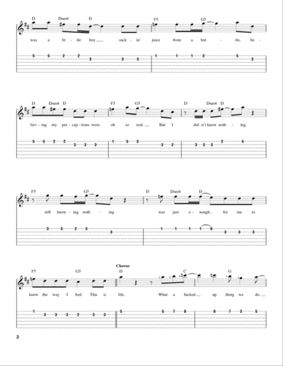 I Choose Acoustic Guitar scores gallery preview page 2