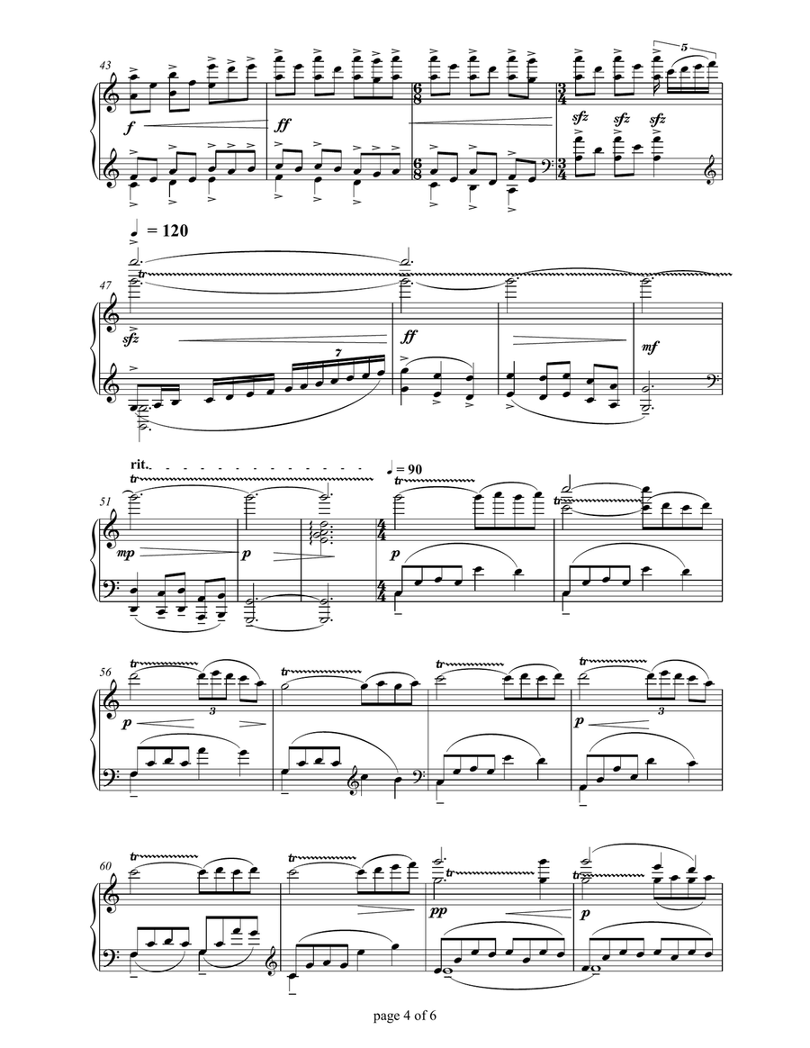 2024 Sejong Music Competition Piano Senior Required Repertoire Piano Solo scores gallery preview page 6