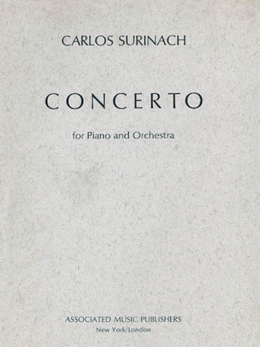 Concerto for Piano and Orchestra (1973)
