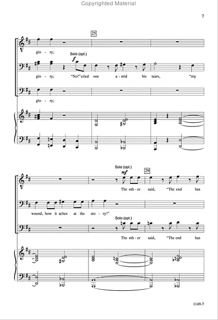 Two Grenadiers - TBB Octavo 3-Part scores gallery preview page 6