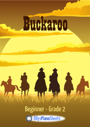 Book cover for Buckaroo - Country & Western - Solo Piano