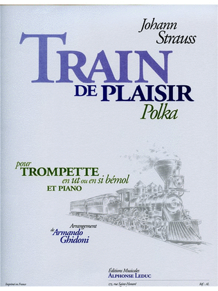 Book cover for Train De Plaisir Polka Pour Trompette En Ut Ou Si B Et Piano