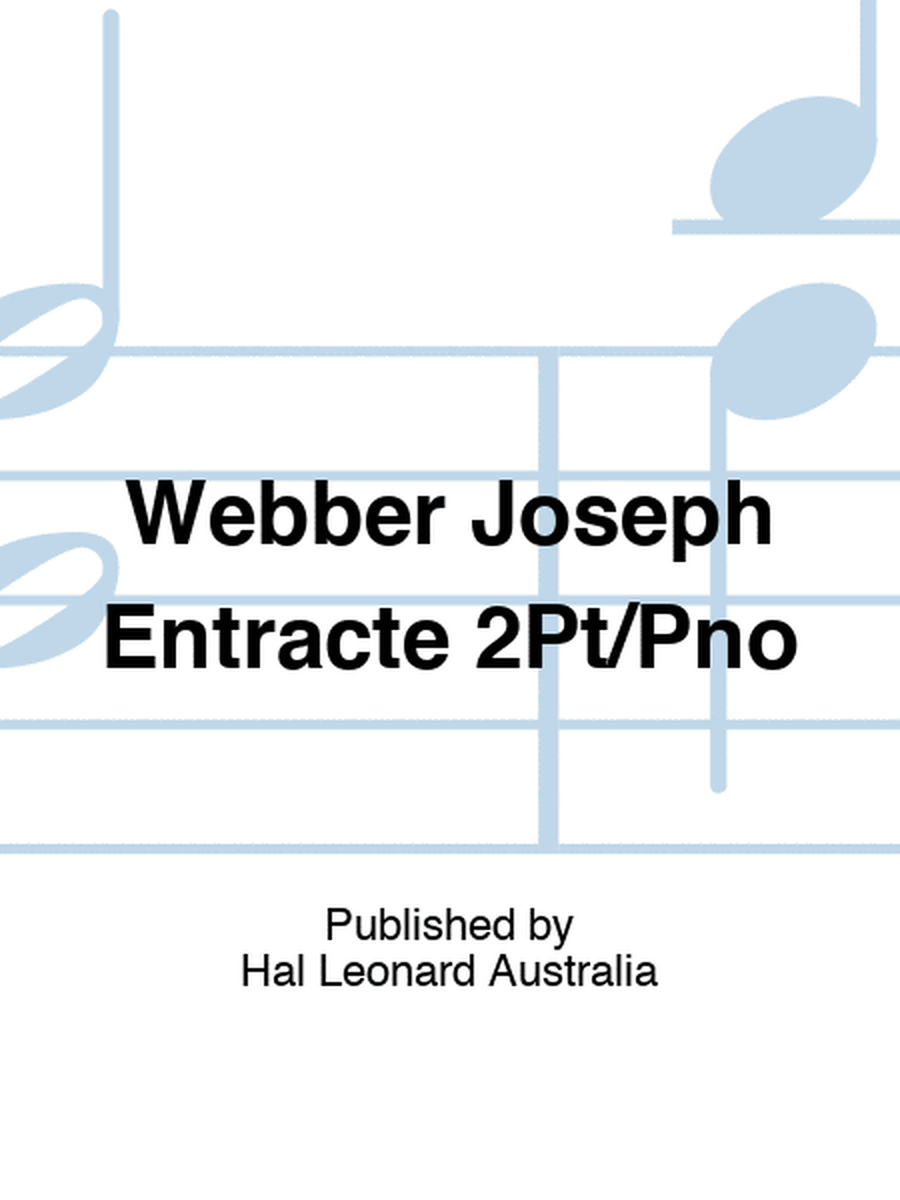 Webber Joseph Entracte 2Pt/Pno