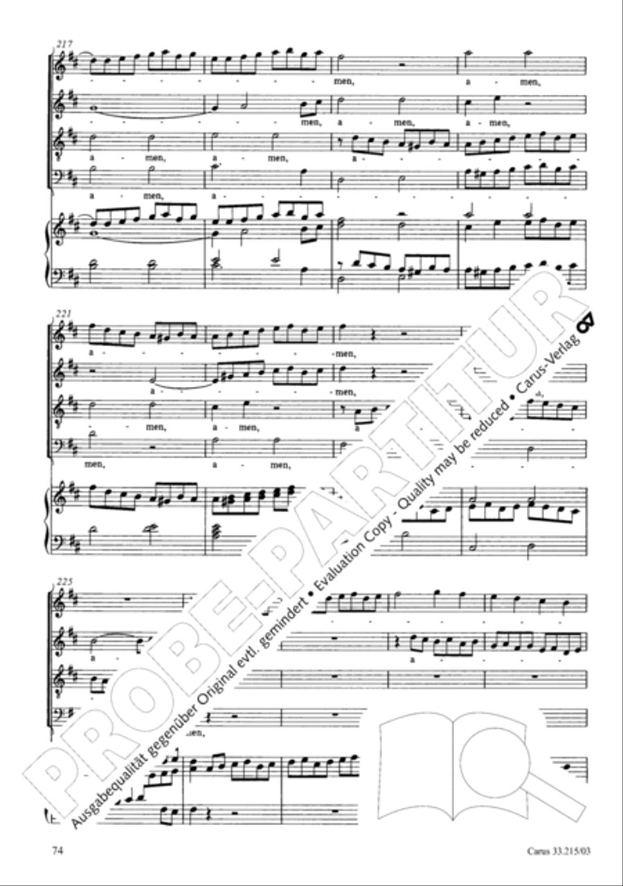 Magnificat Magnificat 4-Part scores gallery preview page 75