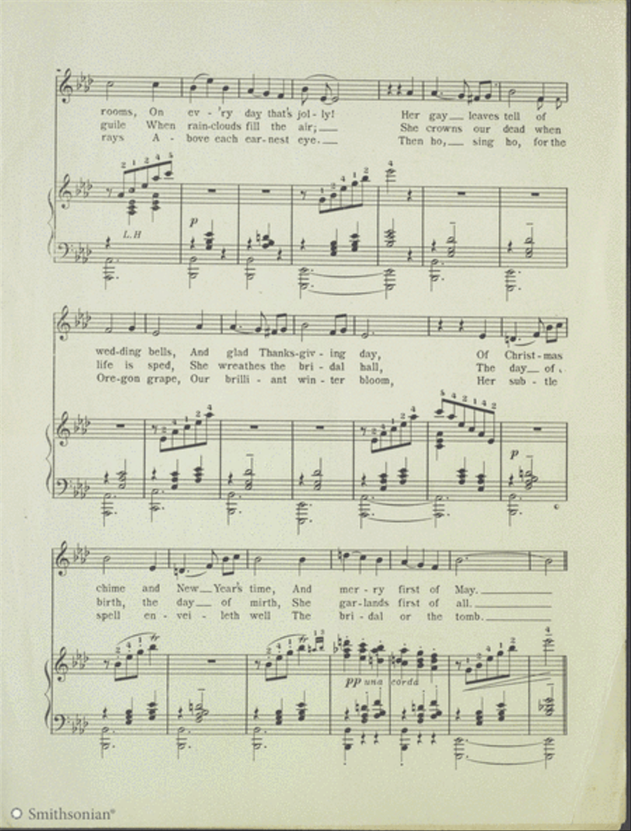 The Oregon Grape The Oregon Grape Piano, Vocal scores gallery preview page 3