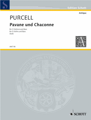 Book cover for Pavane and Chaconne (Score and parts)