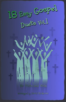 Book cover for 18 Easy Gospel Duets Vol.1 for Violin and Viola