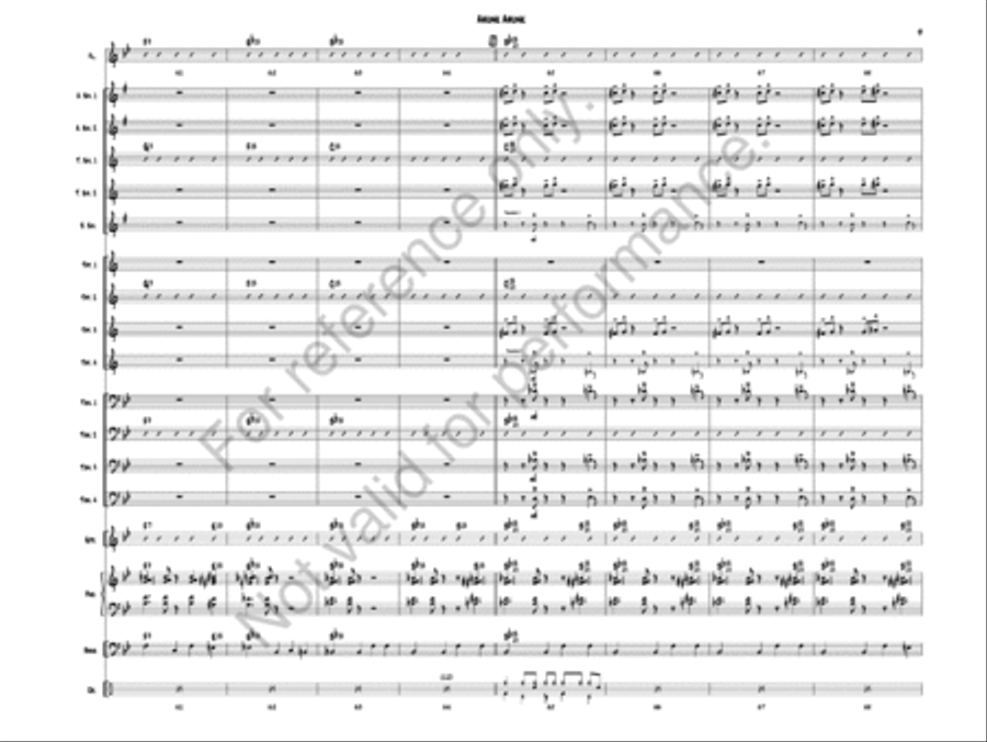 Ahunk Ahunk Jazz Ensemble scores gallery preview page 12
