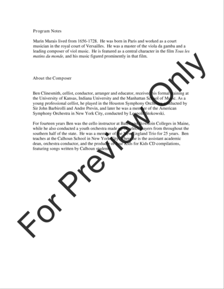 Le Basque from Five Old French Dances String Orchestra scores gallery preview page 3