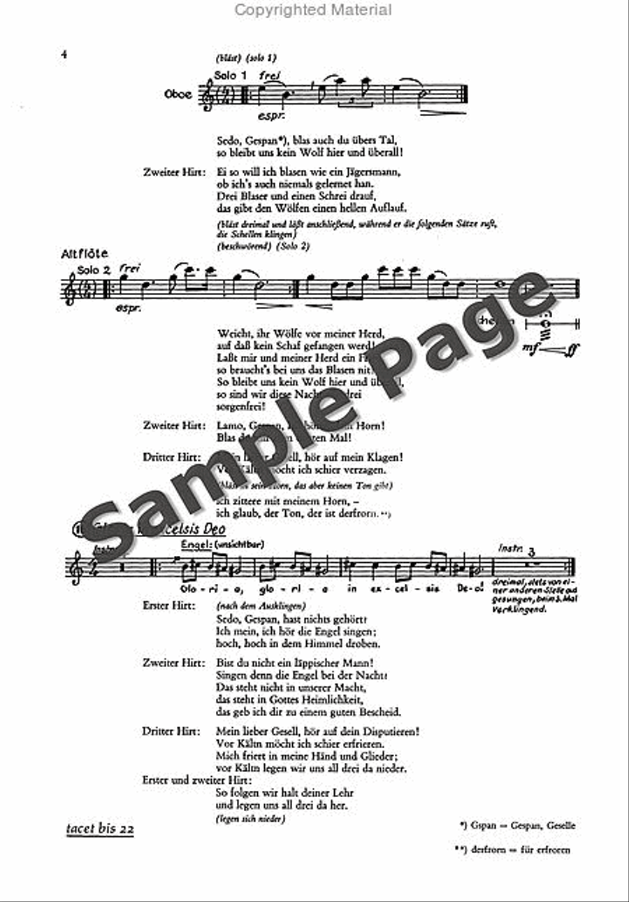 Christkinld-kumedi Speaking Part SSAATB scores gallery preview page 5