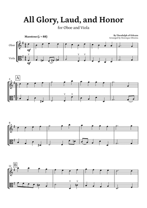 All Glory, Laud, and Honor (for Oboe and Viola) - Easter Hymn