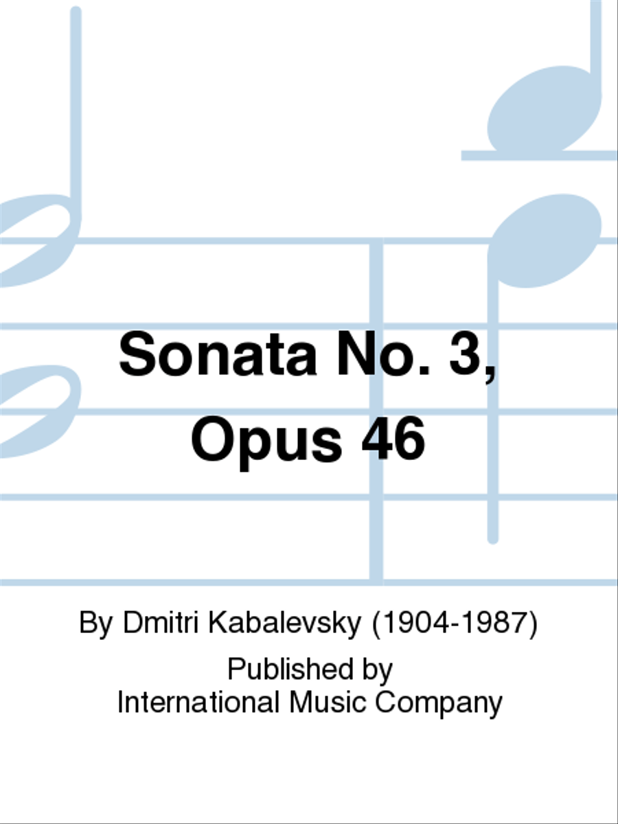 Sonata No. 3, Op. 46 (PHILIPP)