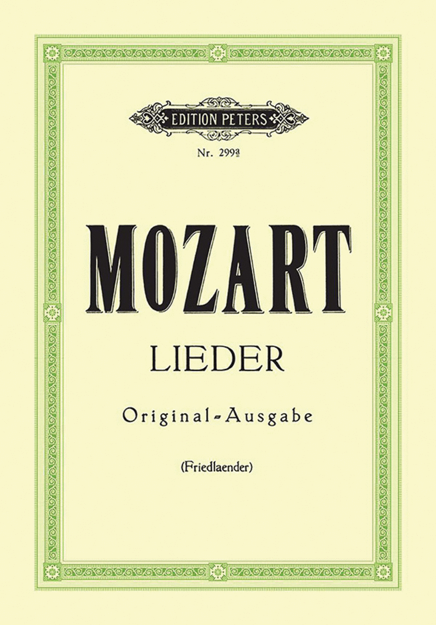 Lieder High Voice scores gallery preview page 1