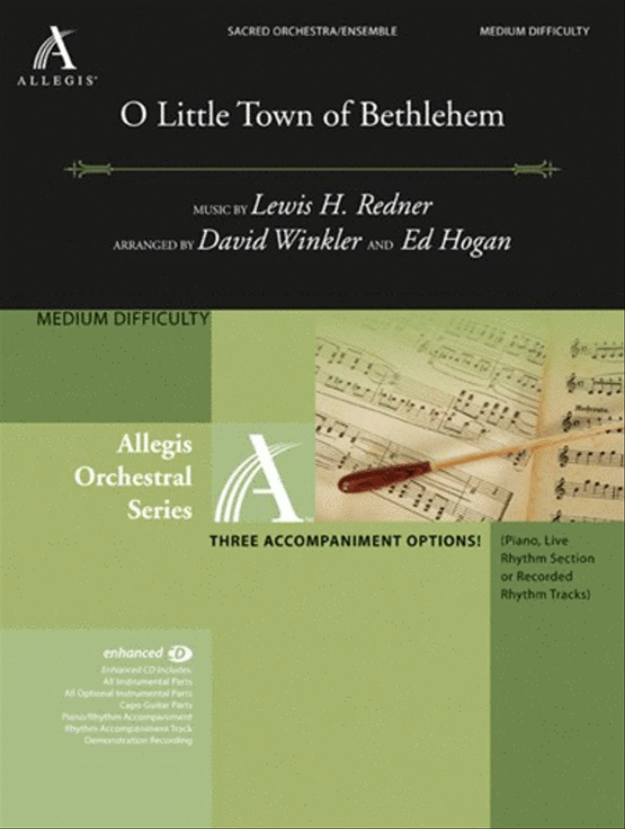 O Little Town of Bethlehem Orchestra scores gallery preview page 1