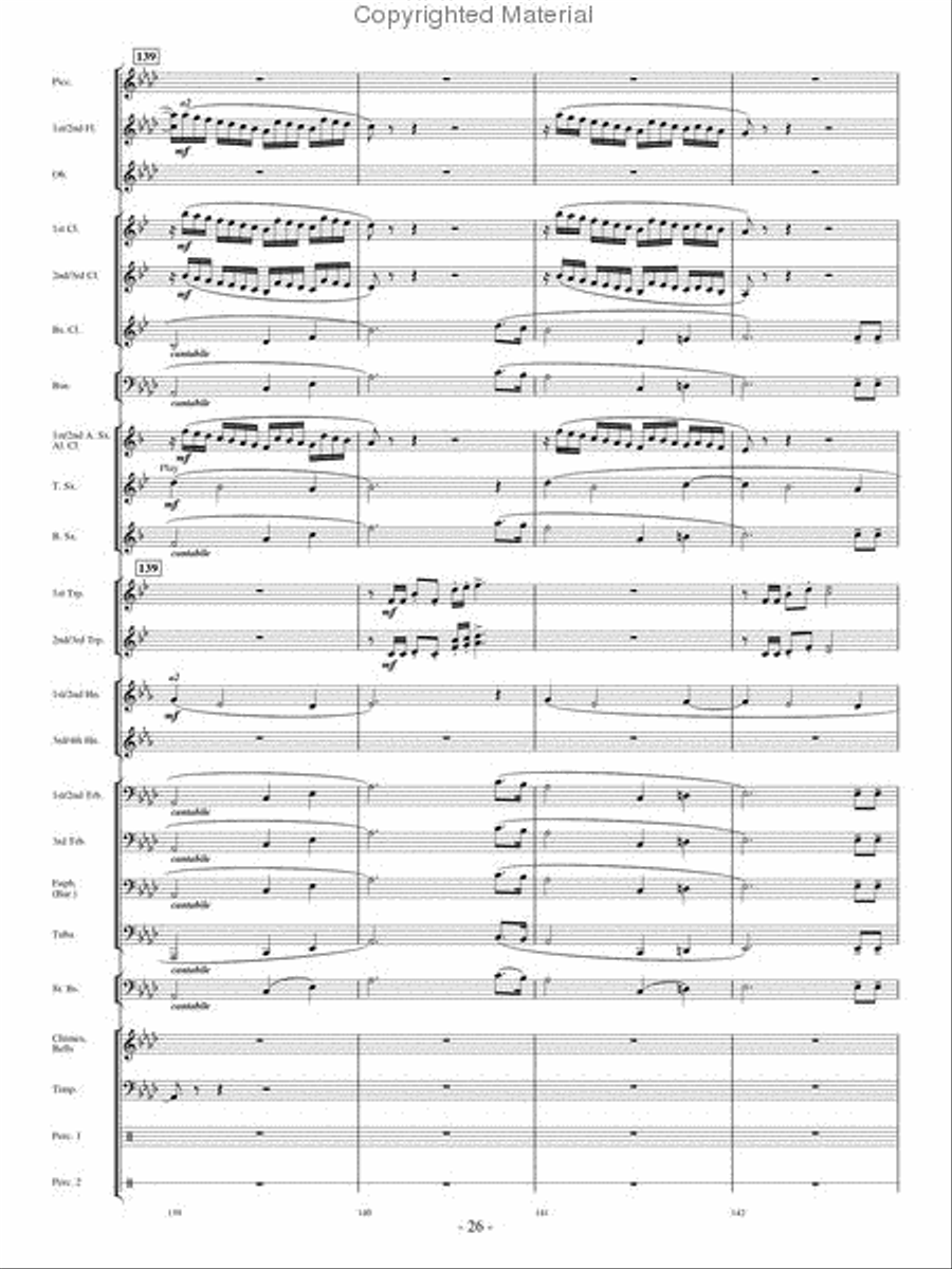 Broad Stripes and Bright Stars Concert Band scores gallery preview page 25