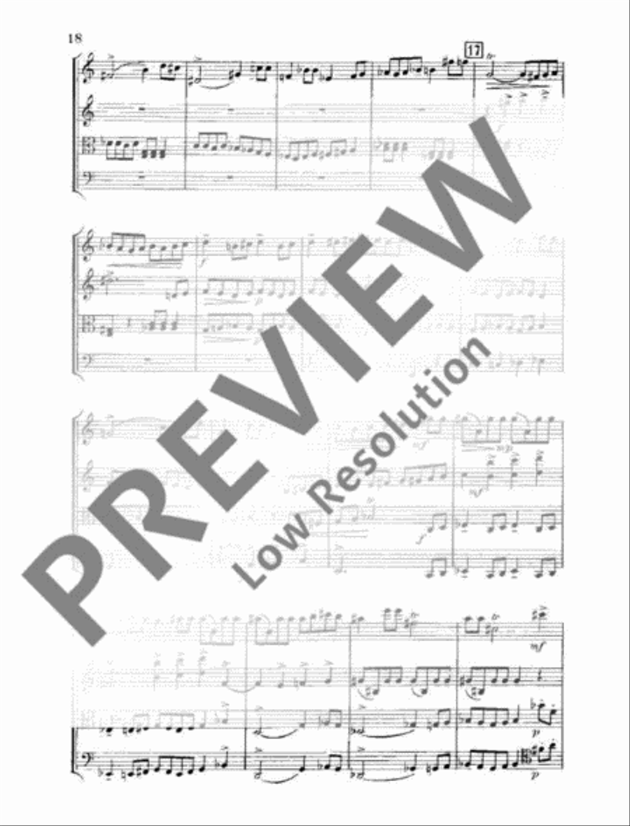 5th String Quartet 5th String Quartet String Quartet scores gallery preview page 19