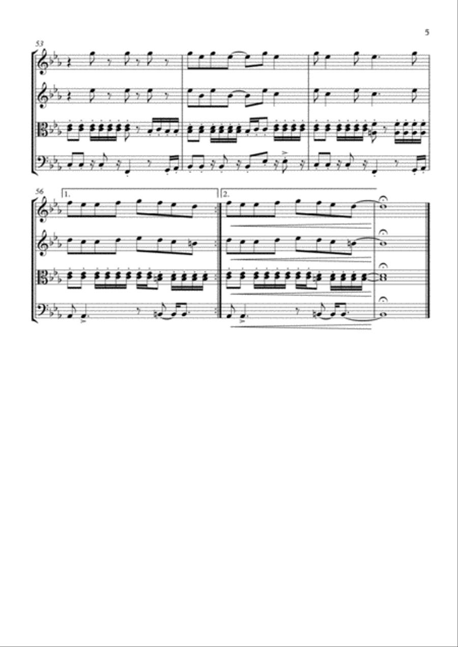 This Love This Love String Quartet scores gallery preview page 6