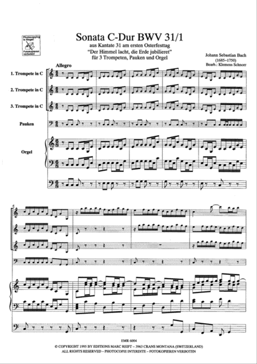Sonata F Major Trumpet scores gallery preview page 3