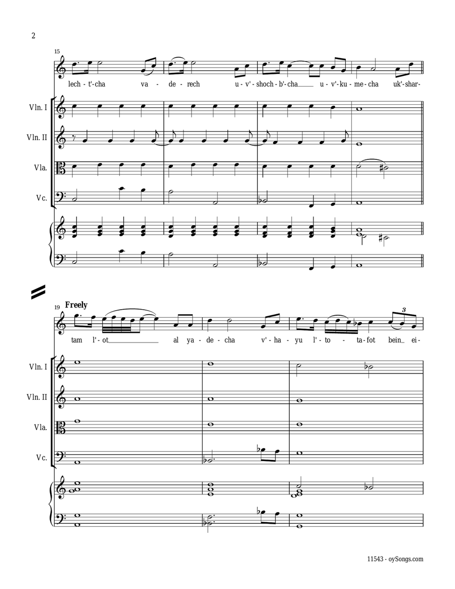 V'ahavta V'ahavta Choir scores gallery preview page 2