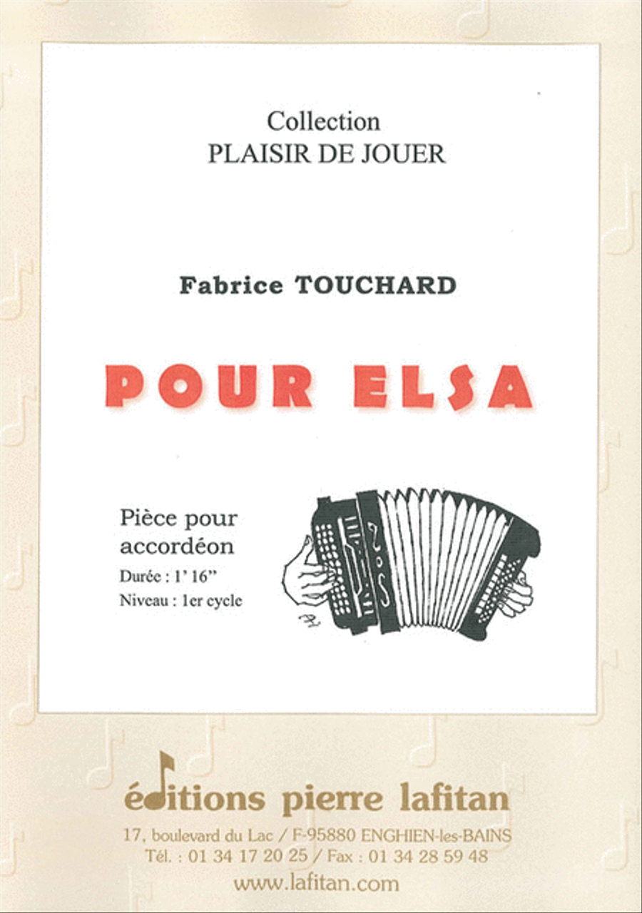Pour Elsa Accordion scores gallery preview page 1