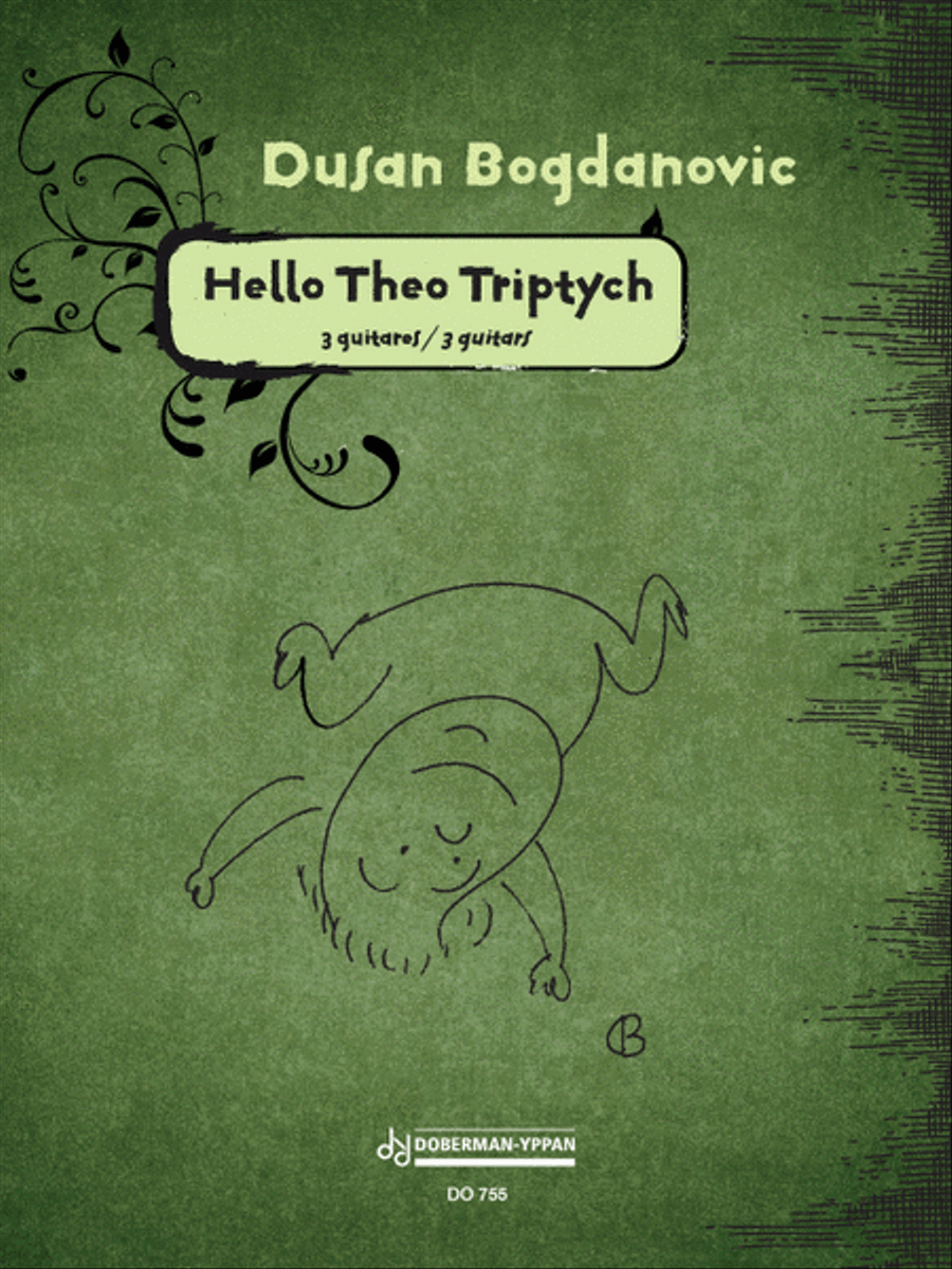 Hello Theo Triptych Guitar Ensemble scores gallery preview page 1