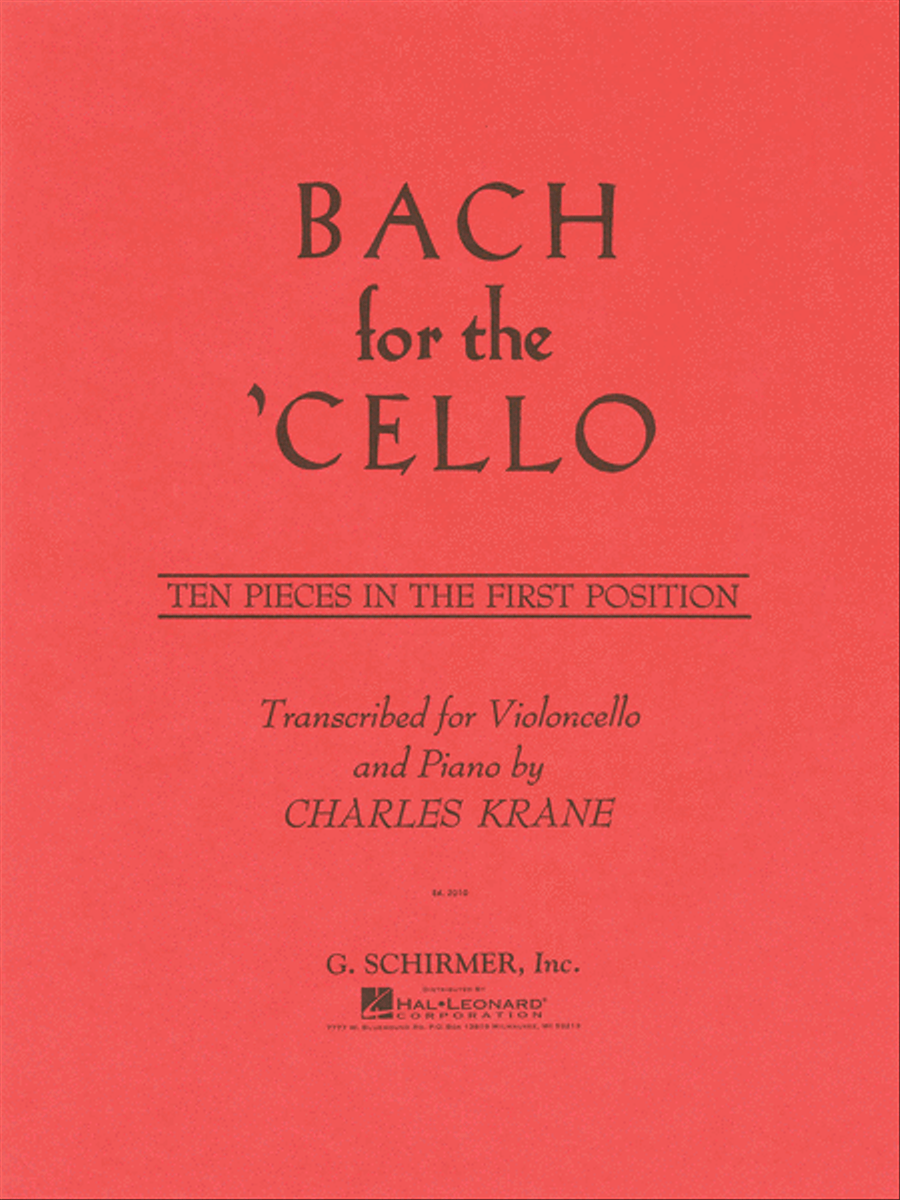 Bach for the Cello Cello scores gallery preview page 1