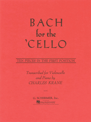 Book cover for Bach for the Cello