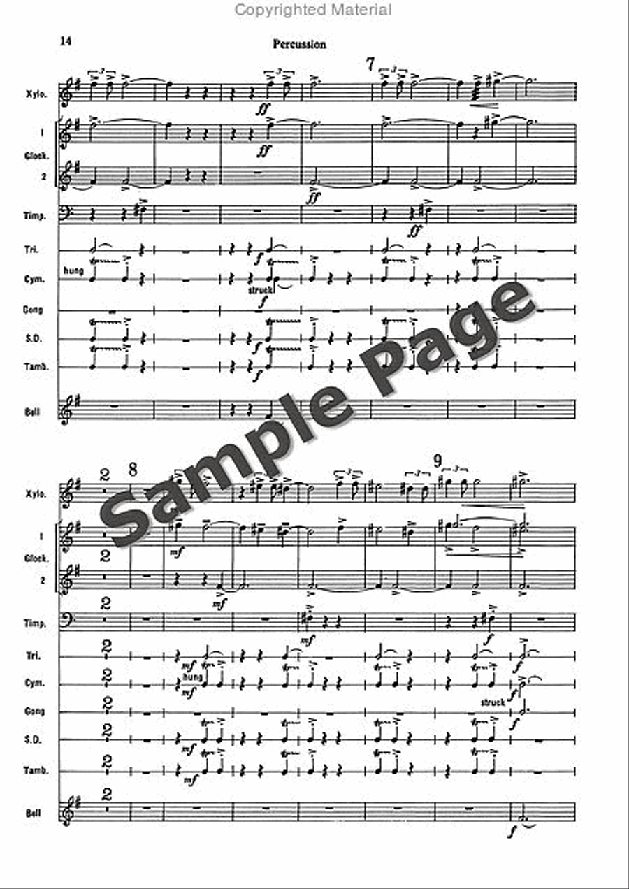 Virtutes Percussion scores gallery preview page 15