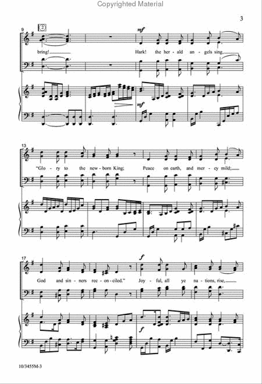 Christmas Tidings 4-Part scores gallery preview page 3