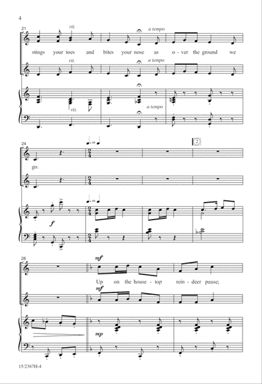 A Family Christmas Spectacular SSA scores gallery preview page 5