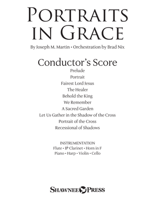 Book cover for Portraits in Grace - Full Score