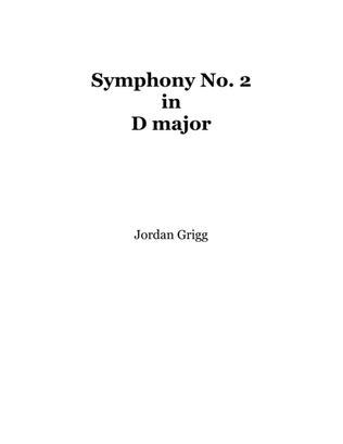 Book cover for Symphony No.2 in D major Score and parts