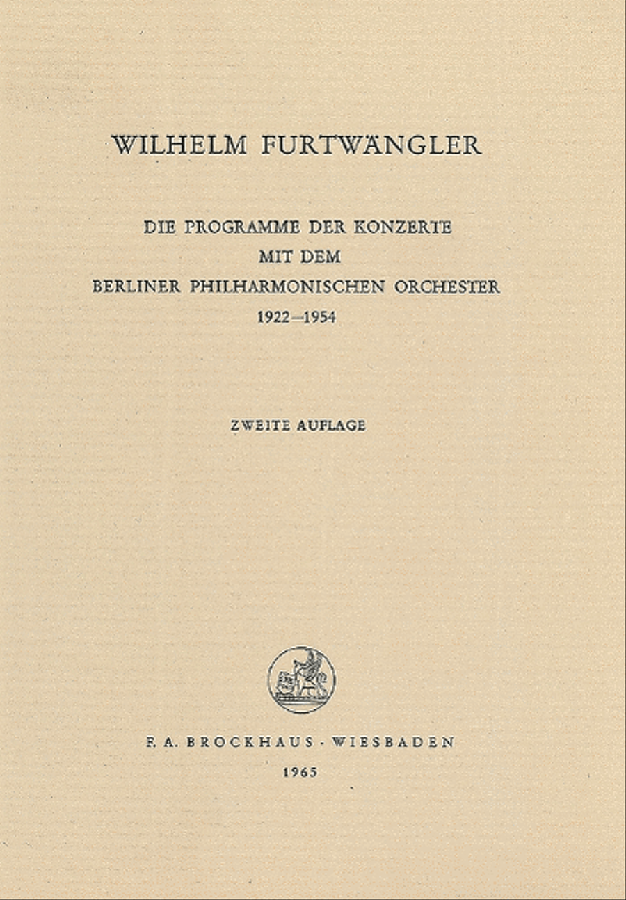 Programme De Konzert Berliner Phil. School and Community scores gallery preview page 1