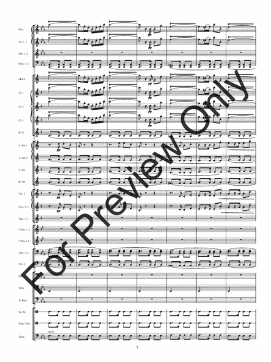 Inglesina The Little English Girl (Score) Concert Band scores gallery preview page 10