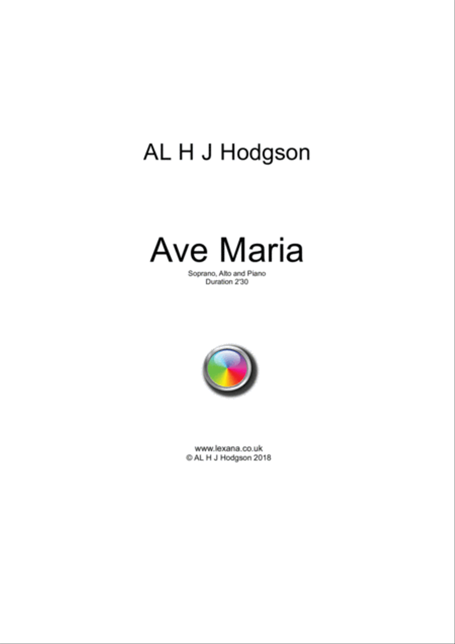 Ave Maria SA scores gallery preview page 1