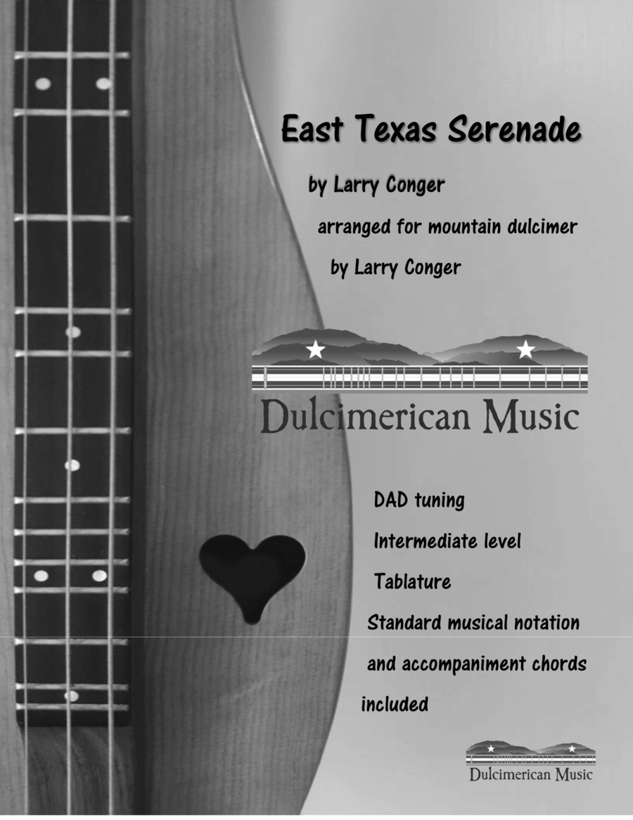 East Texas Serenade Dulcimer scores gallery preview page 1